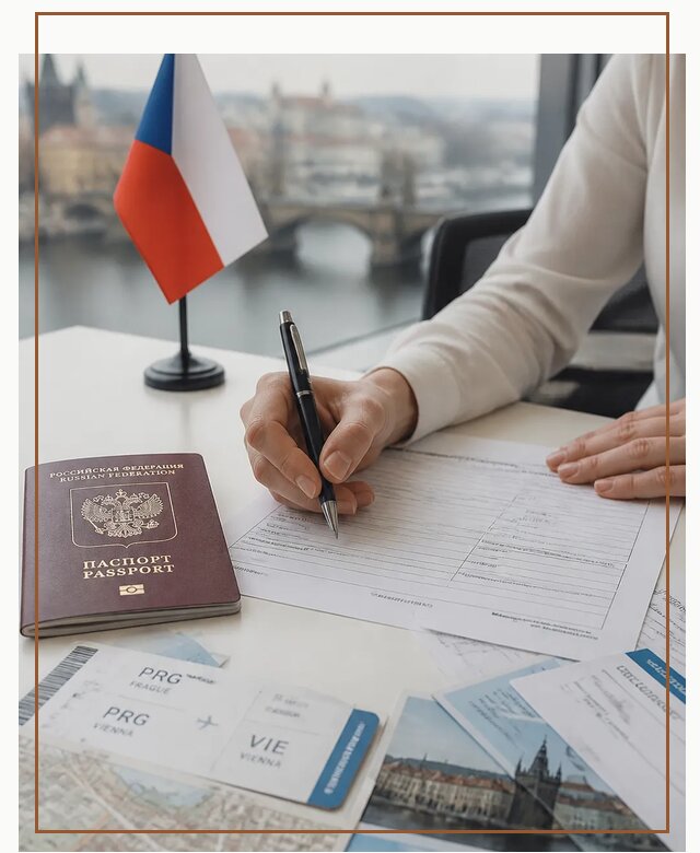 Оформление визы в Чехию под ключ для поездки в Новотроицке